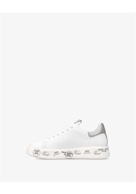 Premiata Belle 7447 leather sneakers white with silver heel PREMIATA |  | BELLE VAR7447